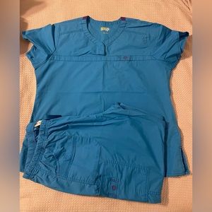 WonderWink wonder flex scrub set